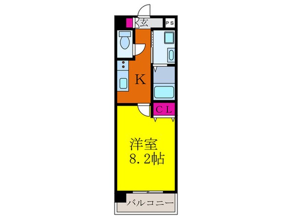 カサルテ吹田青葉丘の物件間取画像